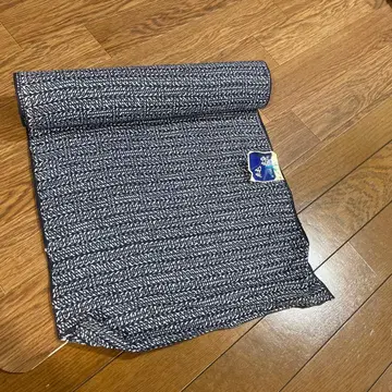 쇼와 레트로 네이비 화이트 무늬 면 100% 옷감 기모노 유카타 원단