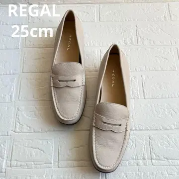[새상품급] REGAL 리갈 로퍼 모카신 아이보리 25cm