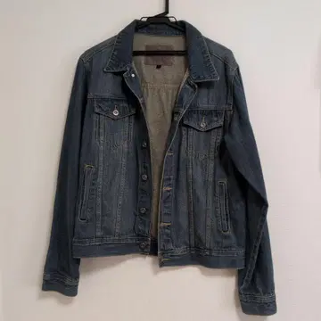 L 사이즈 인디고 데님 자켓
