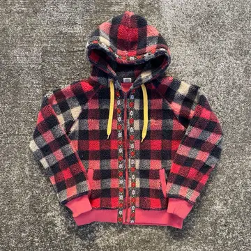 [ Body Glove ] 지퍼 후드티 꽃무늬 y2k