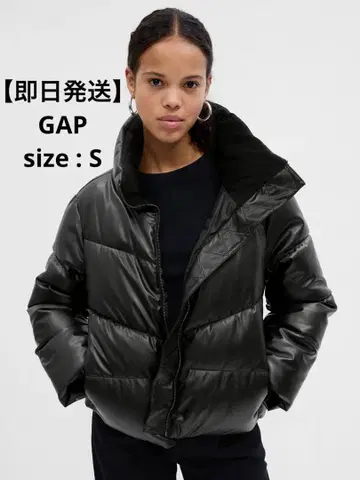 [당일 발송] GAP 릴랙스 페이스 가죽 퍼퍼 자켓 아우터