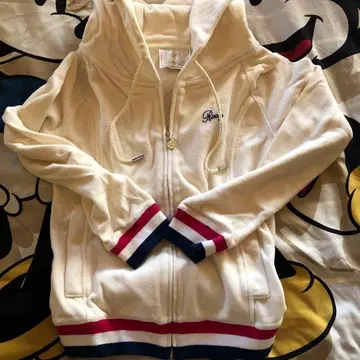 Rady 아이보리 후드 부착 집업 후드티