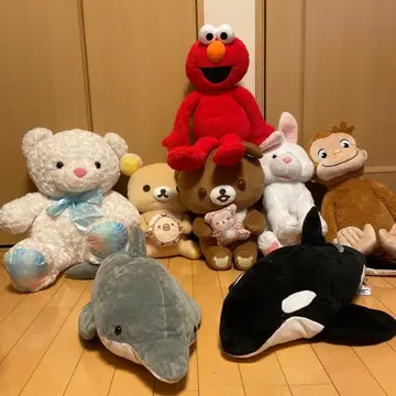 봉제 인형 8체 세트