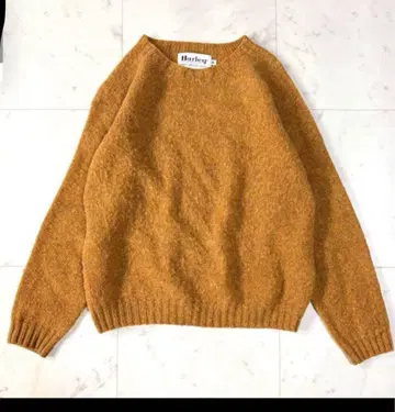 할리 오브 스코틀랜드 울 100% 크루넥 니트 38