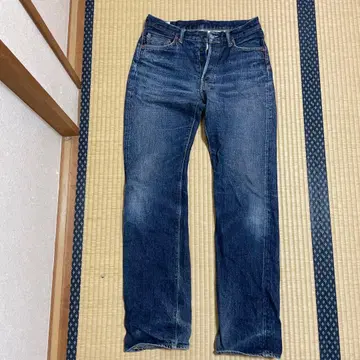 다크 블루 스트레이트 데님