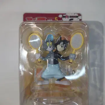 톰&제리 FUNNY ART!5 A상 피규어 달라붙은 톰과 부치