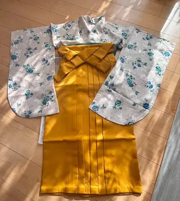 하카마 스타일 기모노 3종 세트