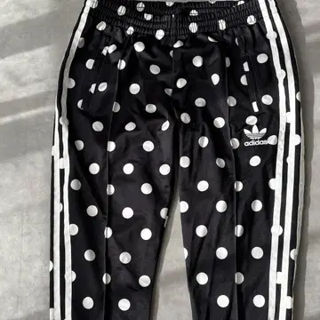 15846 아디다스 슈퍼걸 도트 무늬 슬림 트랙 팬츠