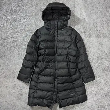 컨디션 최상 몽벨 트래블 다운 롱 코트 블랙 XL 800fil