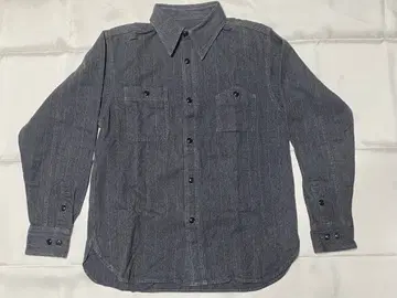 쿠시맨 워크 셔츠 M 가챠 포켓 턱끈 밑단 바닥 유니온 티켓