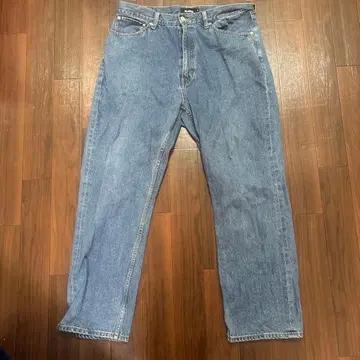 XLARGE 스트레이트 데님 팬츠 파랑