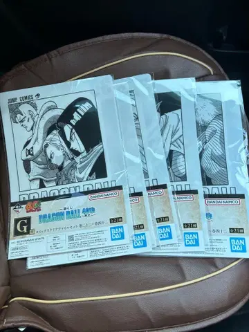 제일복권 드래곤볼 40th G상 코믹스 클리어 파일 세트 5종