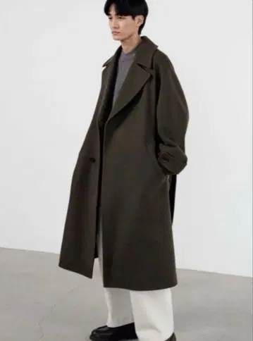 WYM 카키 체스터 코트 M 사이즈