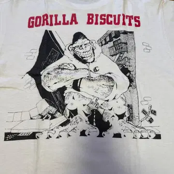 GORILLA BISCUITS T셔츠 L 사이즈 90s