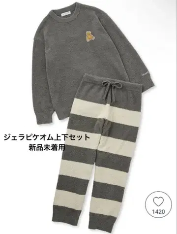 새상품 젤라또피케옴 베비모코베어 룸웨어 셋업 젤라피케