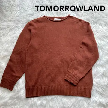 투모로우랜드 트리코 코튼 크루넥 니트