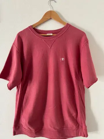 Champion Reverse Weave T셔츠 XL 핑크