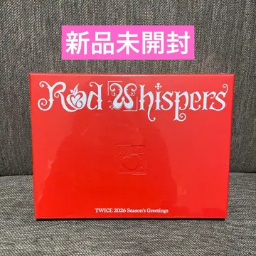 TWICE 한국 시즌 그리팅 2026 red whisper