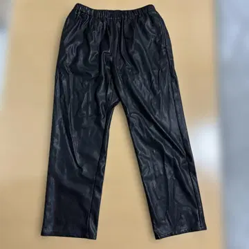 가죽 팬츠 블랙 M 사이즈