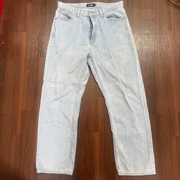 XLARGE 라이트 블루 스트레이트 데님