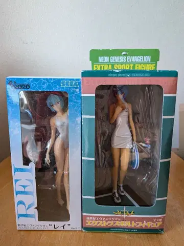 신세기 에반게리온 아야나미 레이 피규어 2체 세트
