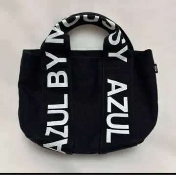 AZUL BY MOUSSY 로고 토트백 블랙