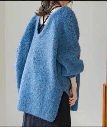 Kastane 멜란지 V넥 니트 풀오버