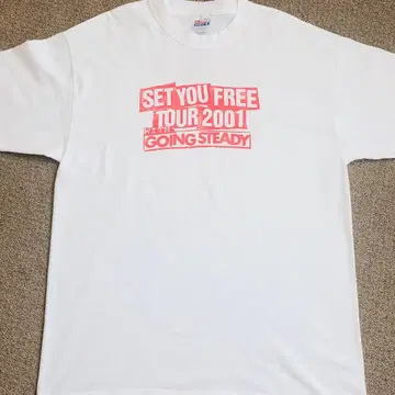 GOING STEADY SET YOU FREE TOUR 2001 티셔츠