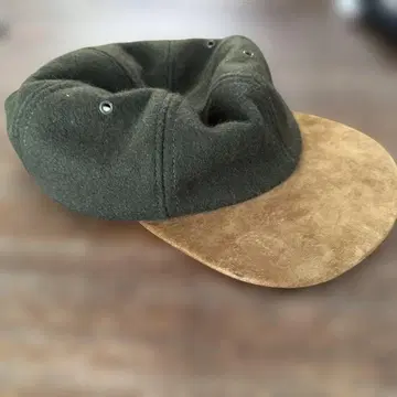 80s 울 스웨이드 캡