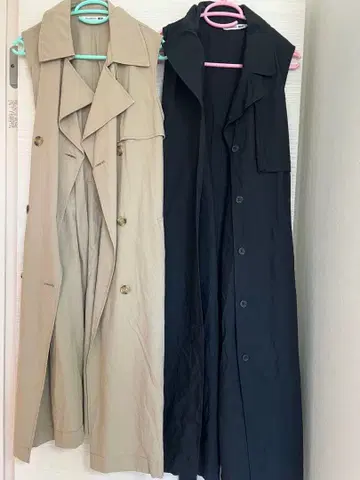 UNIQLO 롱 베스트 2색 세트