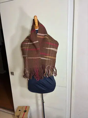 손염색 초목염 털실 손뜨개 머플러