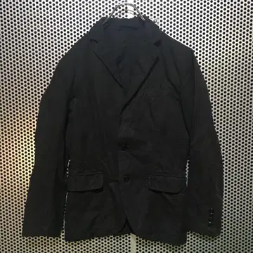 라코스테 VINTAGE WASHED 자켓 면 x 린넨 더스티 블랙 3