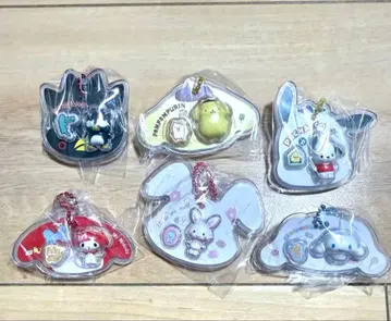 산리오 패키지 참 & 초코볼 참 6개 시크릿 포함