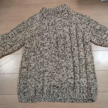 FISHERMAN 100% 울 하이넥 니트