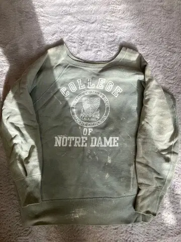 1960's GREEN FADED SWEAT SHIRT