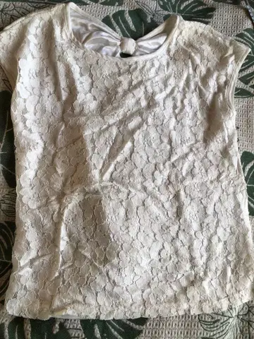 새상품 전체 레이스 상의 블라우스