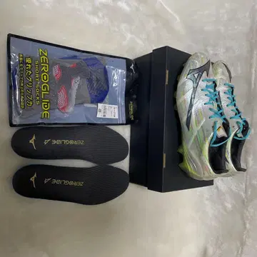 미즈노 알파 2 재팬 깔창 (새상품) 제로 글라이드 삭스