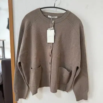 [ 새상품 ] Leshy forest 브라운 가디건 38 M 포켓