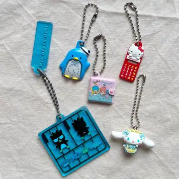 산리오 레트로 미니어처 참 3개 외 2개 덤 포함