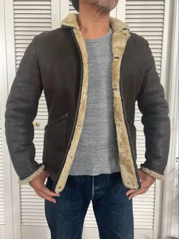 신춘 세일 [ 럭셔리한 아메카지 ] 모데파이 YMC 리얼 무스탕 코트