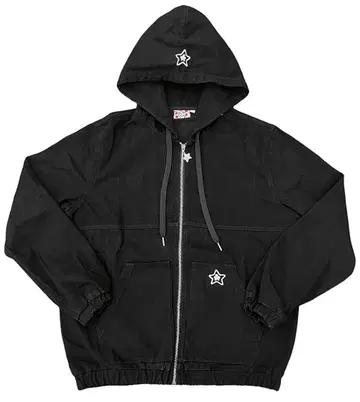 starteam 데님 지퍼 후드티