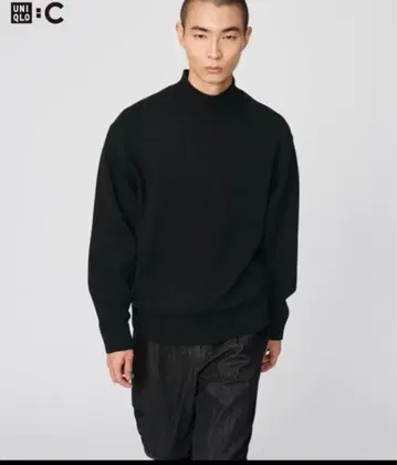 UNIQLO C 로우 게이지 하이넥 스웨터