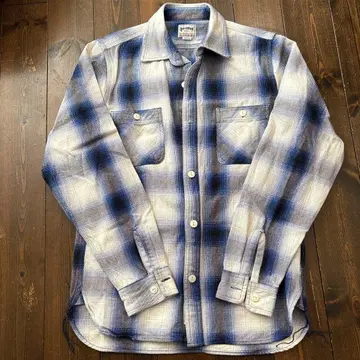 HOUSTON 옴브레 체크 셔츠