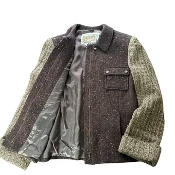 스캐파 SCAPA 트위드 니트 자켓 40 아일랜드제 원단