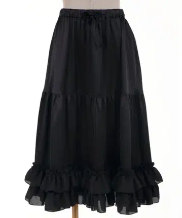 axes femme kawaii 미디 프릴 페치 스커트