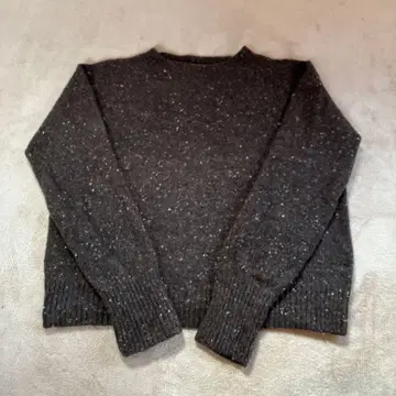 MARGARET HOWELL 다크 브라운 모 100% 니트 II