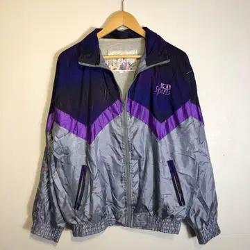 남성용 구제 의류 새상품급 퍼플 후드티 빈티지