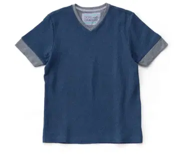 [ DOPE&DRAKKAR ] 더블 페이스 반팔 V넥 T셔츠 S 사이즈