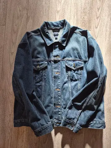 GAP 데님 자켓 인디고 XL