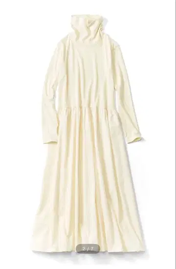 펠리시모 코튼 100% 터틀넥 이너 원피스